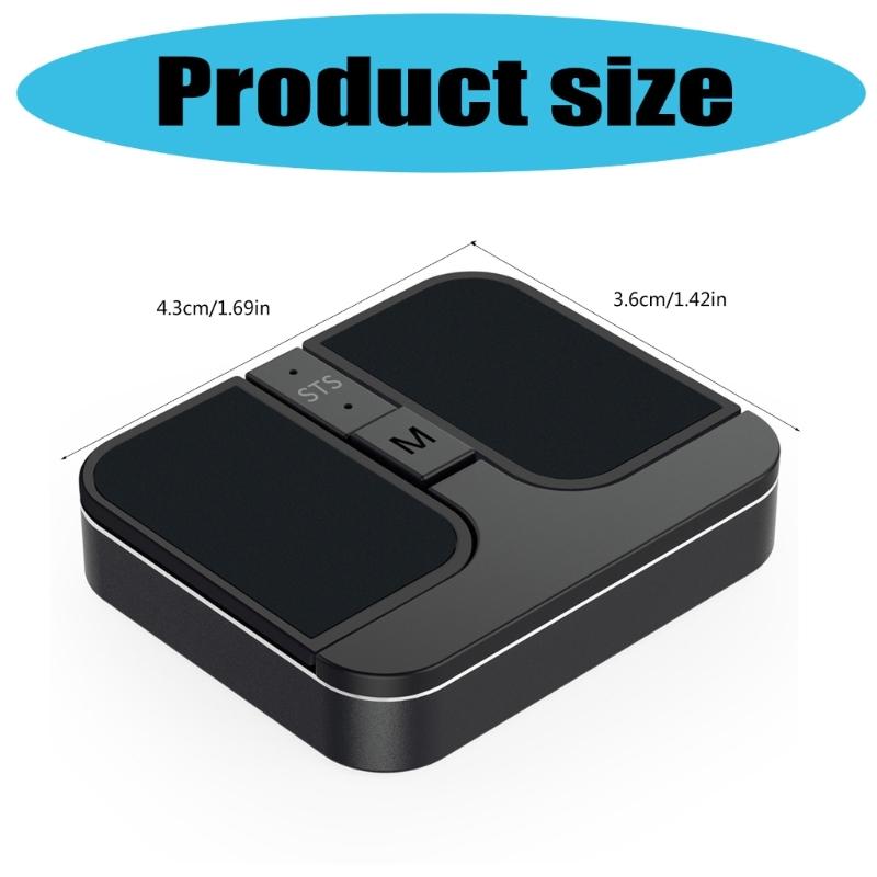 Ergonomic Square Mouse 2.4G Wireless Two Bluetooth-compatible Connection Crosses Platform Support Customizable Silents Clicks Button