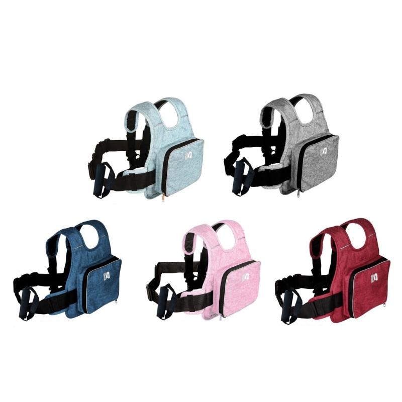 Upgrades Child Motorcycle Safety Harness Adjustable Kids Motorcycle Belt Reflective Breathable Strap for E-bike Durable