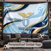 Lazio FC Personalized Tapestry Support Custom Name, Wall Art Home Decoration