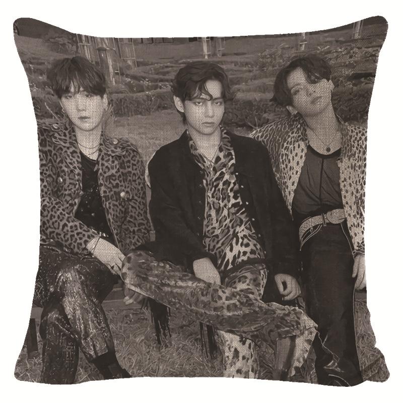 BTS Подарок для фанатов Диван Декоративная наволочка Подушка