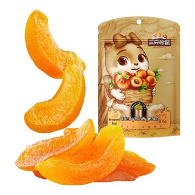 Three Squirrels Запаренный сушеный желтый персик, снек
