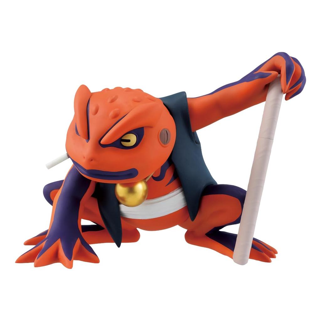 Banpresto Gamakichi Naruto Shippuden 10cm Soft Vinyl Action Figure Multicolor Perfect for Anime Fans BP29494P -