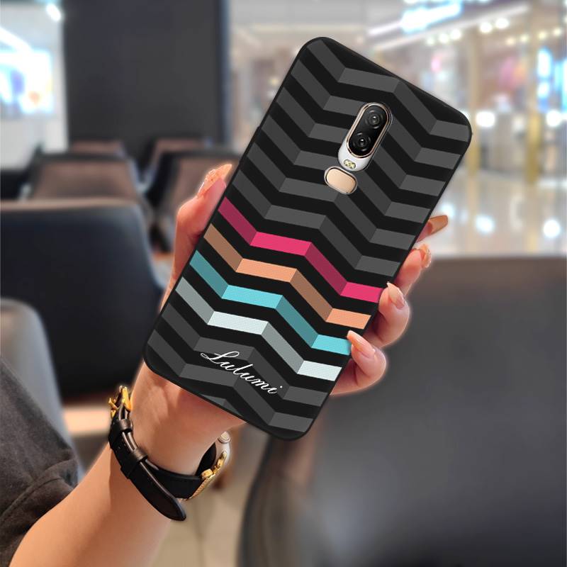 Противоударный чехол для телефона с граффити для OnePlus 6/1+6, полностью облегающий TPU, грязеотталкивающая задняя крышка, ударопрочный, модный дизайн, милый