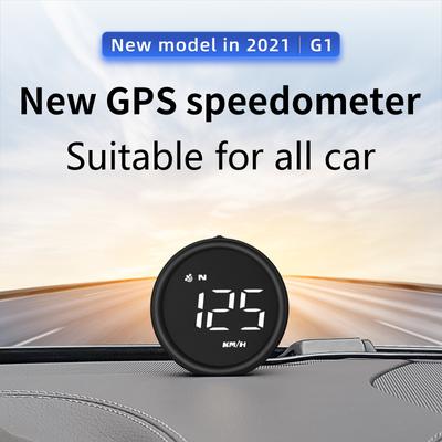 Новый автомобильный проекционный дисплей G1-GPS B1-OBD2 HUD Белая подсветка Автомобильные аксессуары Спидометр Датчик Автомобильный цифровой многофункциональный измеритель
