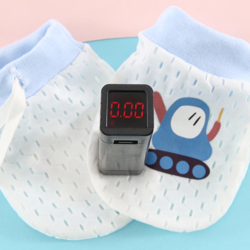 Дышащие перчатки из ледяного шелка от царапин для новорожденных, мягкий манжет, 0-6 месяцев, Защита для рук