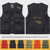 Men's Custom Reflective Safety Vest with Logo for Photography and Work