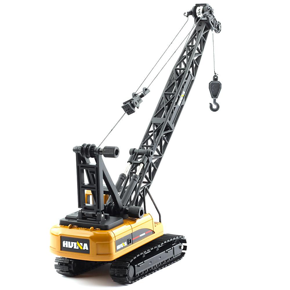 1/50 Diecas Truck Alloy Tower Crane Model Engineering Vehicle Excavator Model Children's Toy Engineering Alloy Model Gifts