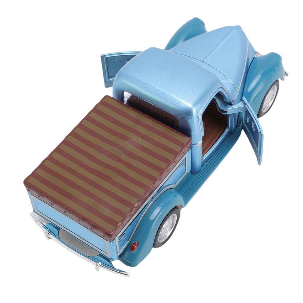 1:Модель пикапа из сплава масштаба 32, детализированная винтажная классическая фигурка грузовика, игрушка для дома, детская коллекция