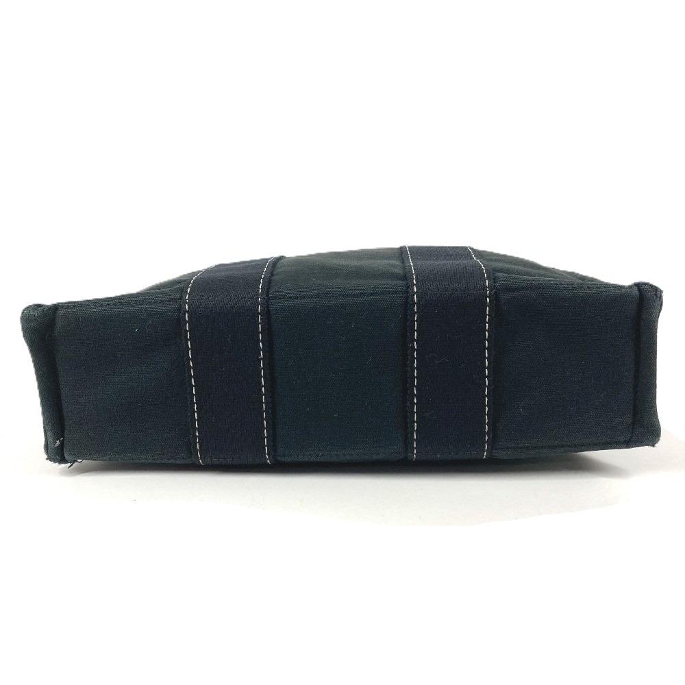HERMES Deauville PM Deauville PM Bag Tote Bag Hand Bag Canvas Black