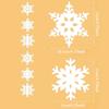 Snowflake Garland Christmas Tree Hanging Ornaments, Party Venue Decoration,Window Stickers,Xmas Holiday Snowflake Festival Decor