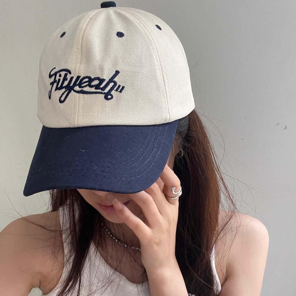 Sunscreen Letter Embroidery Baseball Cap Adjustable Summer Sunshade Hats Unisex Peaked Cap Summer