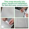 5/16 x 3/4 Inch Plastic Right Angle Corner Bracket Right Angle L-Shaped Corner Bracket  Frame Joint