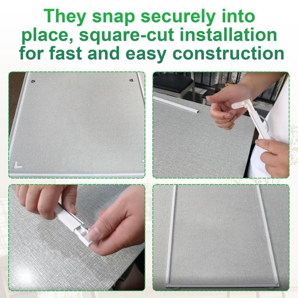 5/16 x 3/4 Inch Plastic Right Angle Corner Bracket Right Angle L-Shaped Corner Bracket Frame Joint