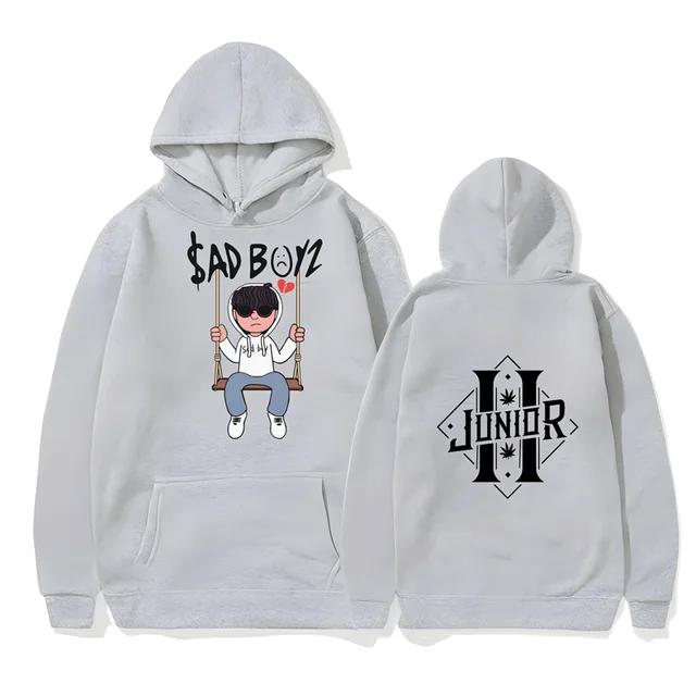 Sad Boyz Junior Hoodie Autumn Winter Men's Cotton Pullover Hoodie Warm Oversize Loose Long Male High Street Harajuku Hoodies2024