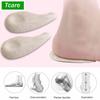 Tcare 1Pair Heel Pads & Corrective Insoles, Posture Corrector Heel Cups For Foot Heel Pain, Foot Alignment, Knee Pain, Bow Legs