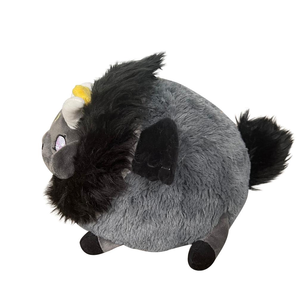 25cm Kawaii Myth Sheep Cartoon Stuffed Sheep Pillow Wings Decorative Stuffed Baphomet Animal Toy