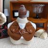 Dress-Up Puppy Vest Set Retro Pet Outfits Funny Dog Cowboy Costumes  Cat