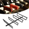 Wall Mounted Red Wine Bottle Holder Rack Storage Shelf for Household Kitchen Bar Decor4 Bottle
