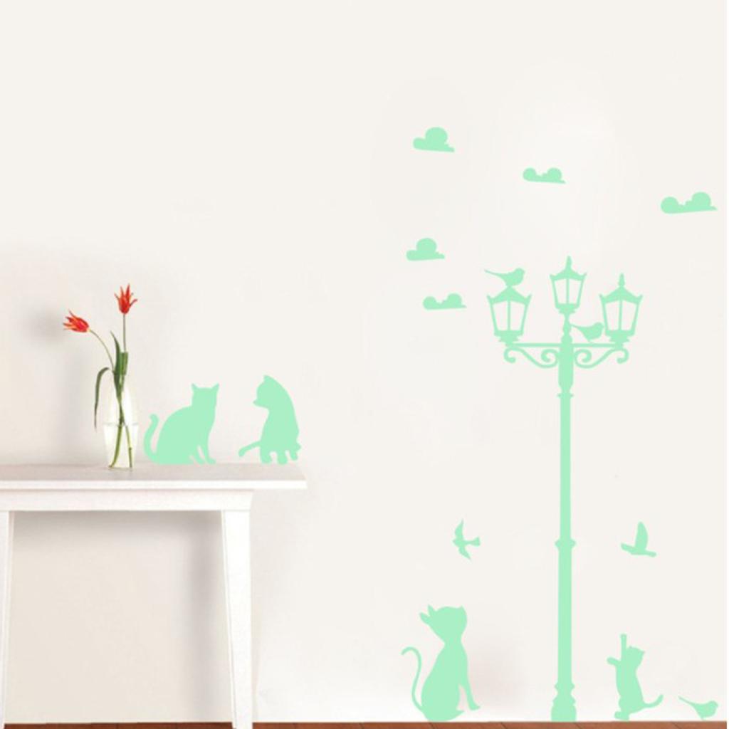 The Set PVC Shaped Ceilings Walls Fluorescent Stickers