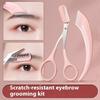 Набор из 3 предметов для стрижки бровей Изогнутые ножницы для бровей С инструментами для ухода Создание идеальных бровей