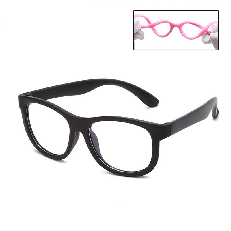 Лидер продаж, синие очки с фильтром для детей, компьютерные очки для мальчиков и девочек, гибкие очки, блокирующие синий свет, силиконовые очки, защита для глаз