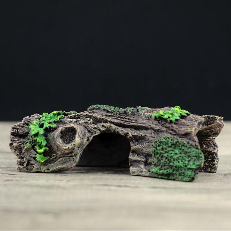 Аквариум, ландшафтный дизайн, аквариум, пещера, дерево, ремесленный дом из смолы, дом, паук, змея, ящерица, пещера черепахи