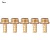 5pcs 10mm Hose Barb Tail Male BSP Connector Brass Fitting Adapter Coupler (34")