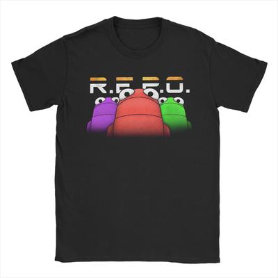 Новинка R.E.P.O. Смешная футболка с юмором про видеоигры для мужчин, с круглым вырезом, 100% хлопок, короткий рукав, печатная продукция