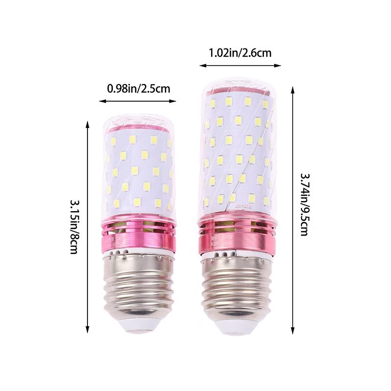 Светодиодная лампа E27 Светодиодная лампа-свеча E27 Настольная лампа-кукуруза Светодиодная люстра 12 Вт 16 Вт Лампочка Домашнее освещение Энергосберегающее освещение