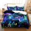 Dreamy Elf World Bedding Set Magic Mushroom Quilt Cover Pillowcase 2/3pcs King Queen Bed Cover Single Double Bed Home Textile