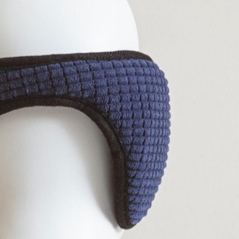 Наушники Daiso Solid Color Golden, темно-синие