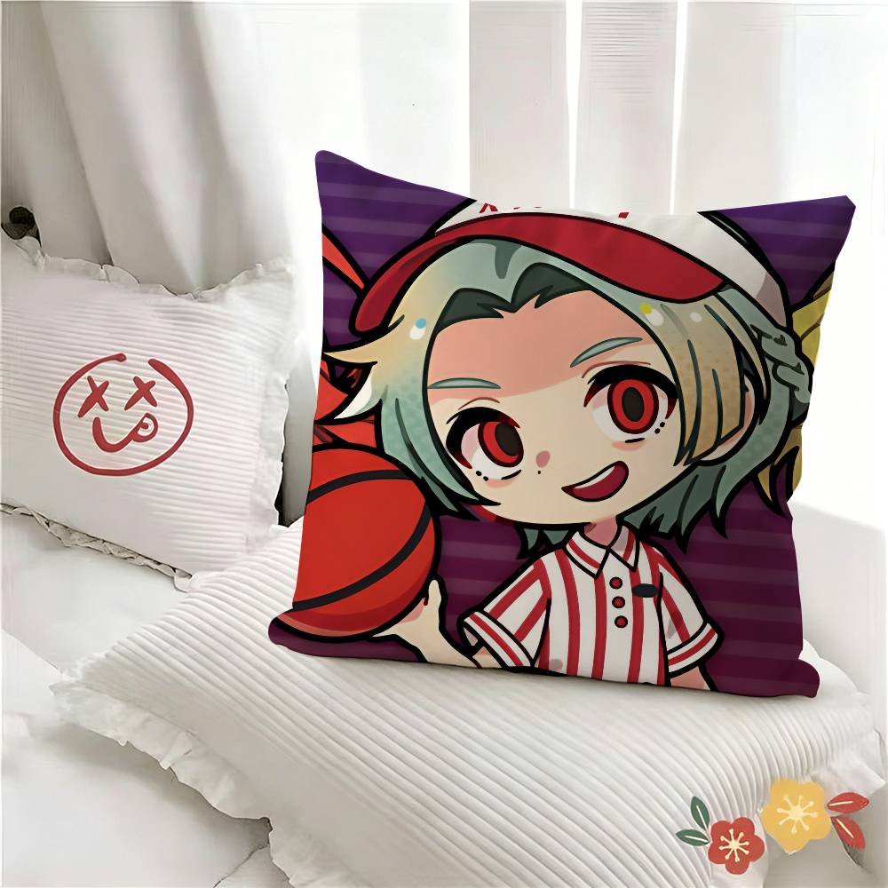 pc Anime GGnosia Pillow Case Fashion Square Pillowcase Bedroom Sofa Room Ins Decoration Leisure