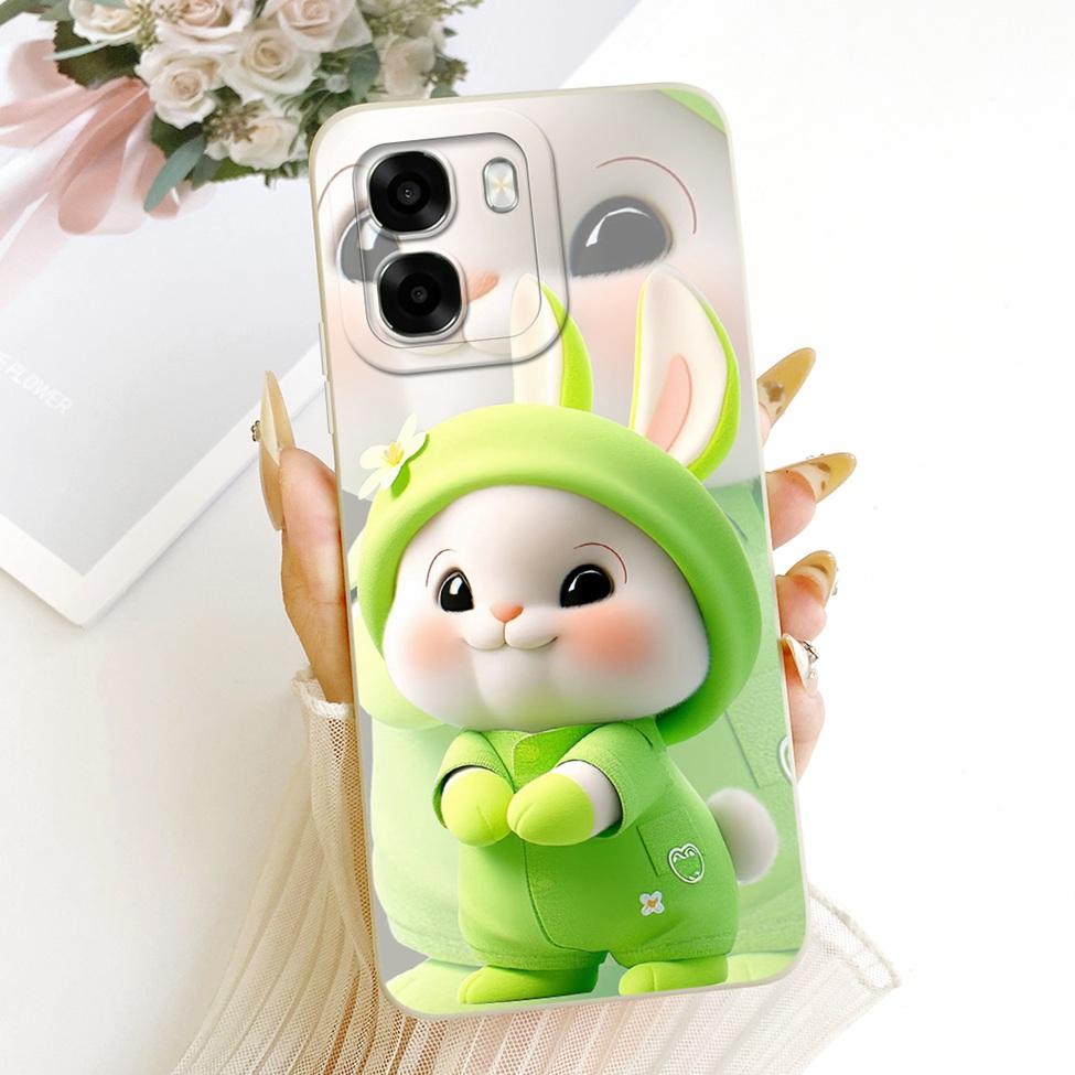 Чехол для телефона Oppo A6x 4G CPH2819 5G CPH2783 Чехол для Oppo A6x Милый Кавайный Роскошный Модный Цветы Крутой Расписной Силиконовый Корпус