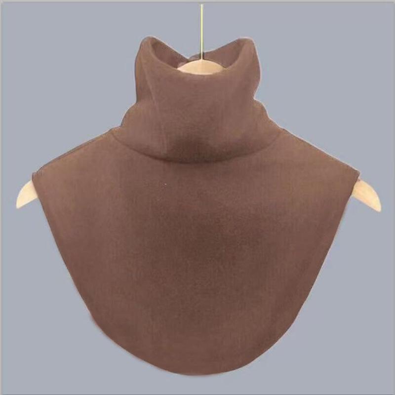 Unisex's Solid Color High Neck Detachable Collar Decorative Collar Warm Cervical Protection for Autumn and Winter