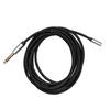 Gold-Plated Shielded Audio Cable: 6.35mm Male To 3.5mm Female with Aluminum Shell and Braided Mesh. Suitable for Guitars and Electronic Organs.