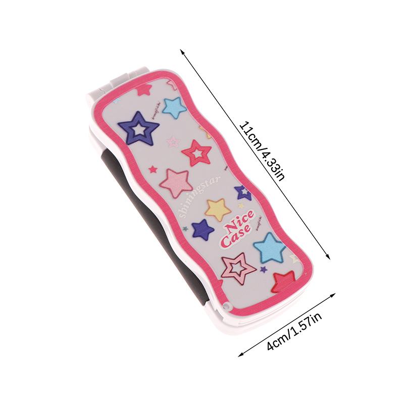 Мини-щетка для волос, складная массажная расческа, массаж головы, антистатическая портативная дорожная щетка для волос, расчески для волос для девочек с зеркалом