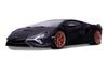 Bburago Lamborghini Sian FKP 37 черный мини-автомобиль литой автомобиль готовый продукт BK [Ограниченный товар] 1/18 18-11046