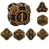 7Pcs Gear Wheel Polyhedral Dice Set for Role-Playing RPG Board Card Game