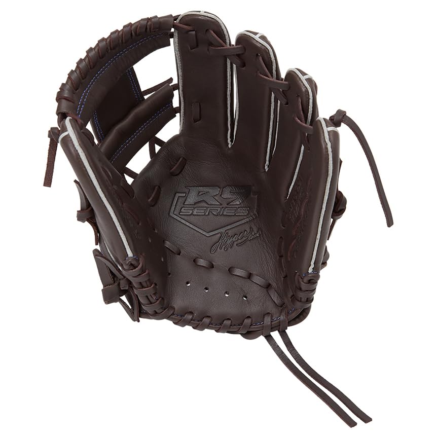 Rawlings Бейсбольная перчатка для броска HYPER TECH R9 SERIES, Юниорская/Детская GJ5FR9G9M, Универсальная, Шоколадная, Средняя, Для правой руки
