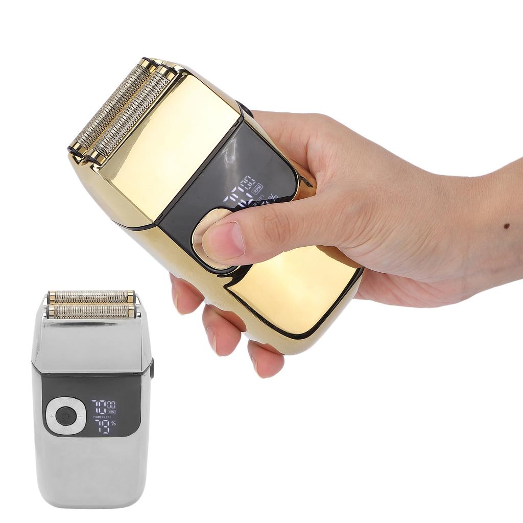 Electric  LCD Mobile Electric Shaver Men Beard Trimmer with Blade  Cover