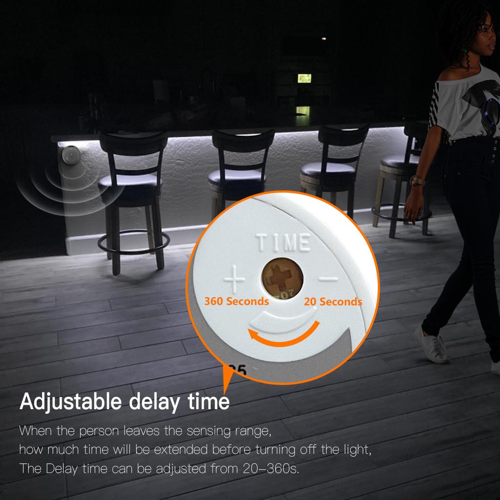 Беспроводной PIR датчик движения USB светодиодный неоновый свет COB Strip DC5V светодиодный ночник лента для кухни, спальни, шкафа, украшения стены