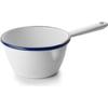 Casserole - Ibili - 904012 - 12 Cm - Émail Blanc - Bec Verseur Pratique