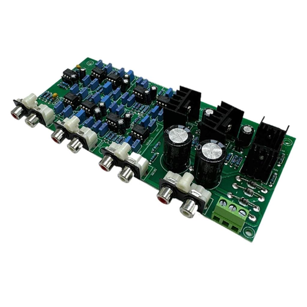 Amplifier Amplifier Board Linkwitz-Riley 3-way Electronic 6-Channel Frequency Dividing Board 310HZ/3.1KHZ Linkwitz-Riley NE5532