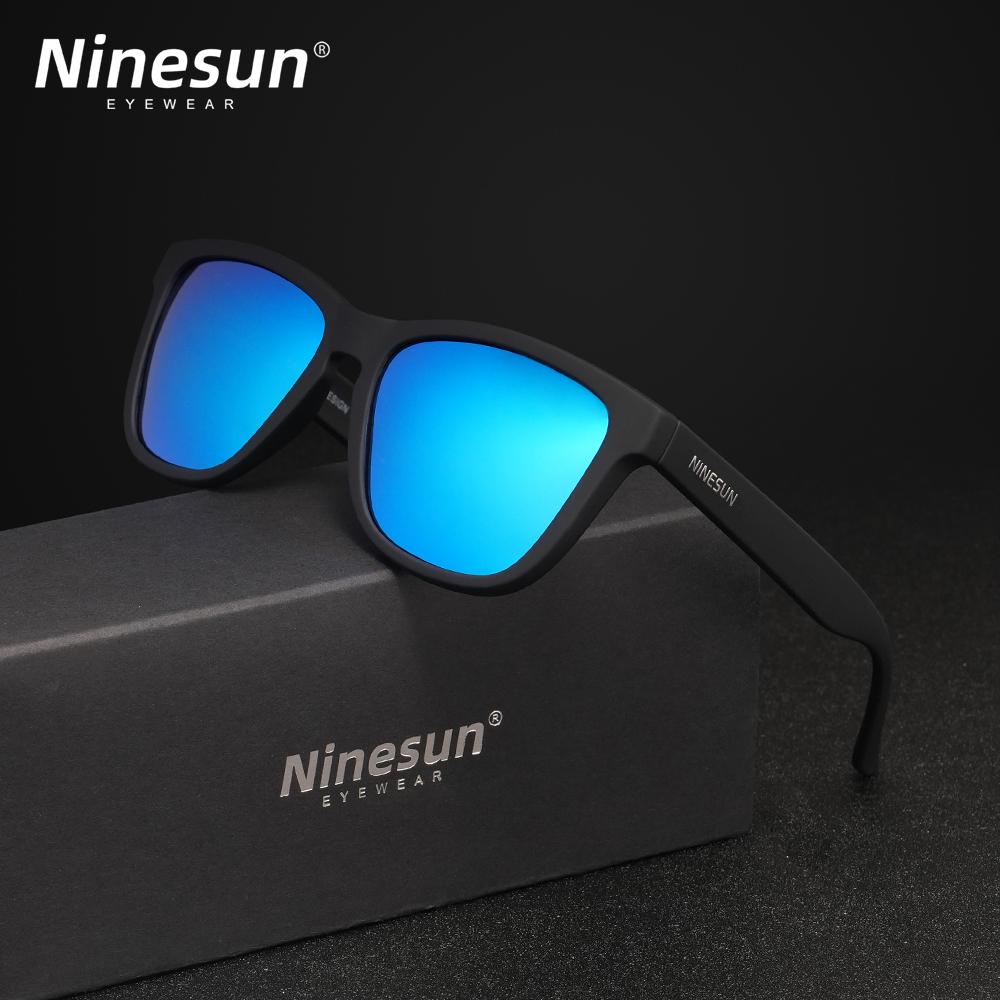 NINESUN Модные мужские солнцезащитные очки поляризованные UV400 солнцезащитные очки сверхлегкие TR90 женские очки для рыбалки вождения на открытом воздухе