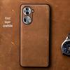 OPPO Reno11 Crazy Horse Genuine Leather Case - Full Coverage