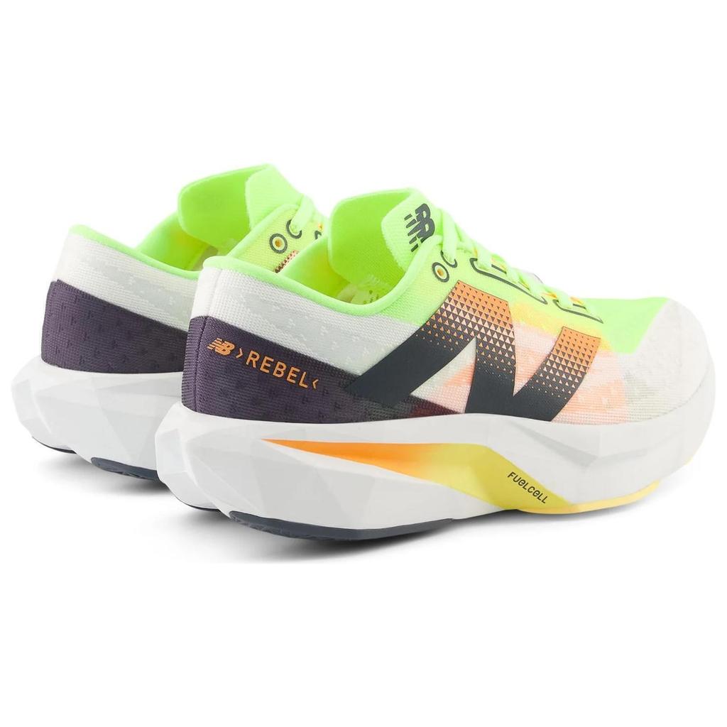 New Balance Кроссовки FuelCell Rebel v4 Белый Выбеленный Лаймовое Сияние Женские - WFCXLA4