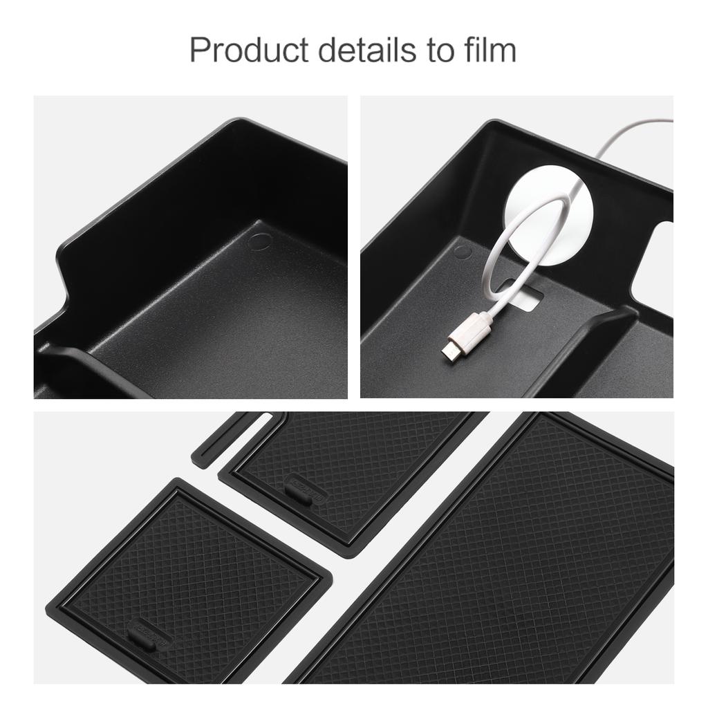 For Li Lixiang L7 Central Armrest Storage Box Car Center Console Tray Organizer Interior Accessories Tidying