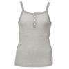 Fruit of the Loom Casual Waffle Fabric Thermal Striped Cami Gray Women's Undershirt,