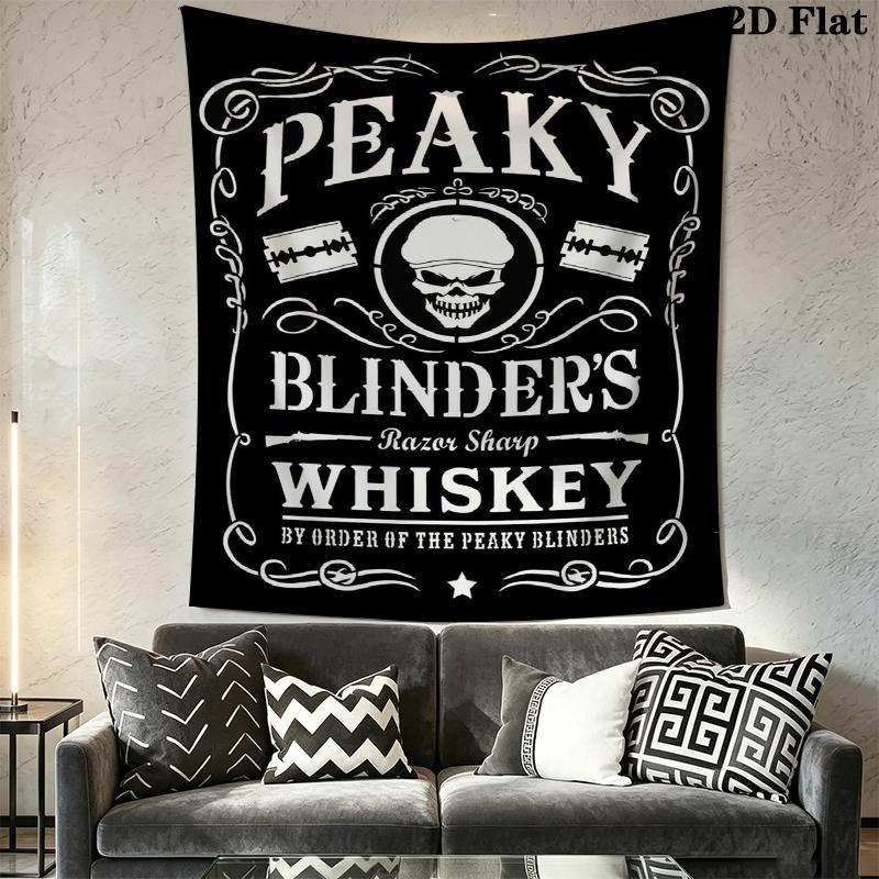 Peaky Blinders Wall Tapestry Aesthetic Wall Hanging Printed Fabric Blanket Decorative Tapestries for Bedroom Living Room Home Decor