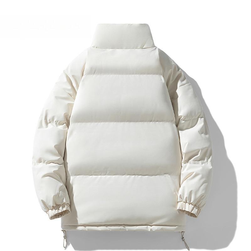 Хлопковая одежда Мужская и женская Параграф Зима Свободная Стойка воротник Хлопковая куртка Теплые Утепленные Модели Повседневная Хлопковая куртка Куртка для пар Мужская